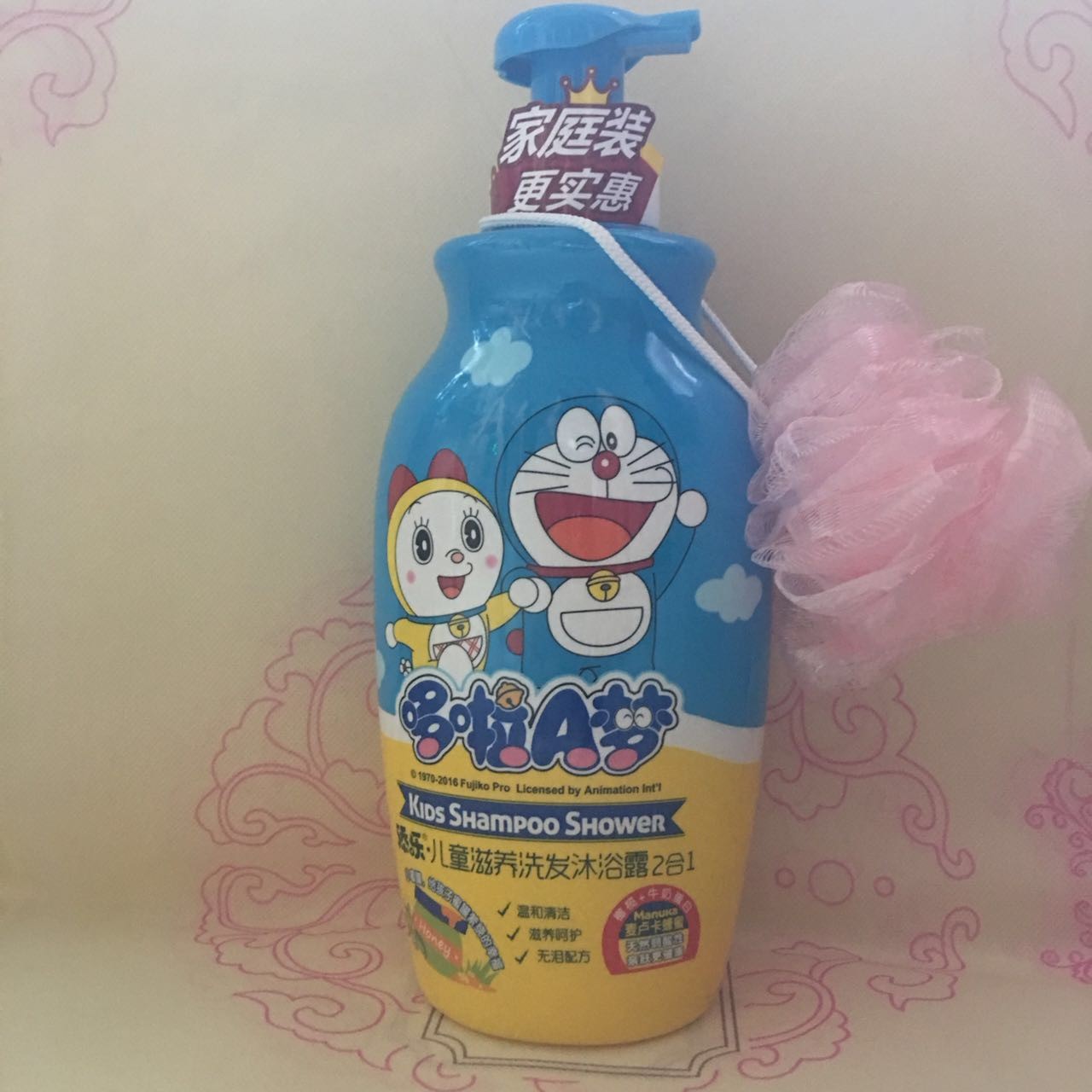 包邮哆啦A梦儿童滋养洗发沐浴露二合一宝宝洗发水婴儿沐浴乳1080g