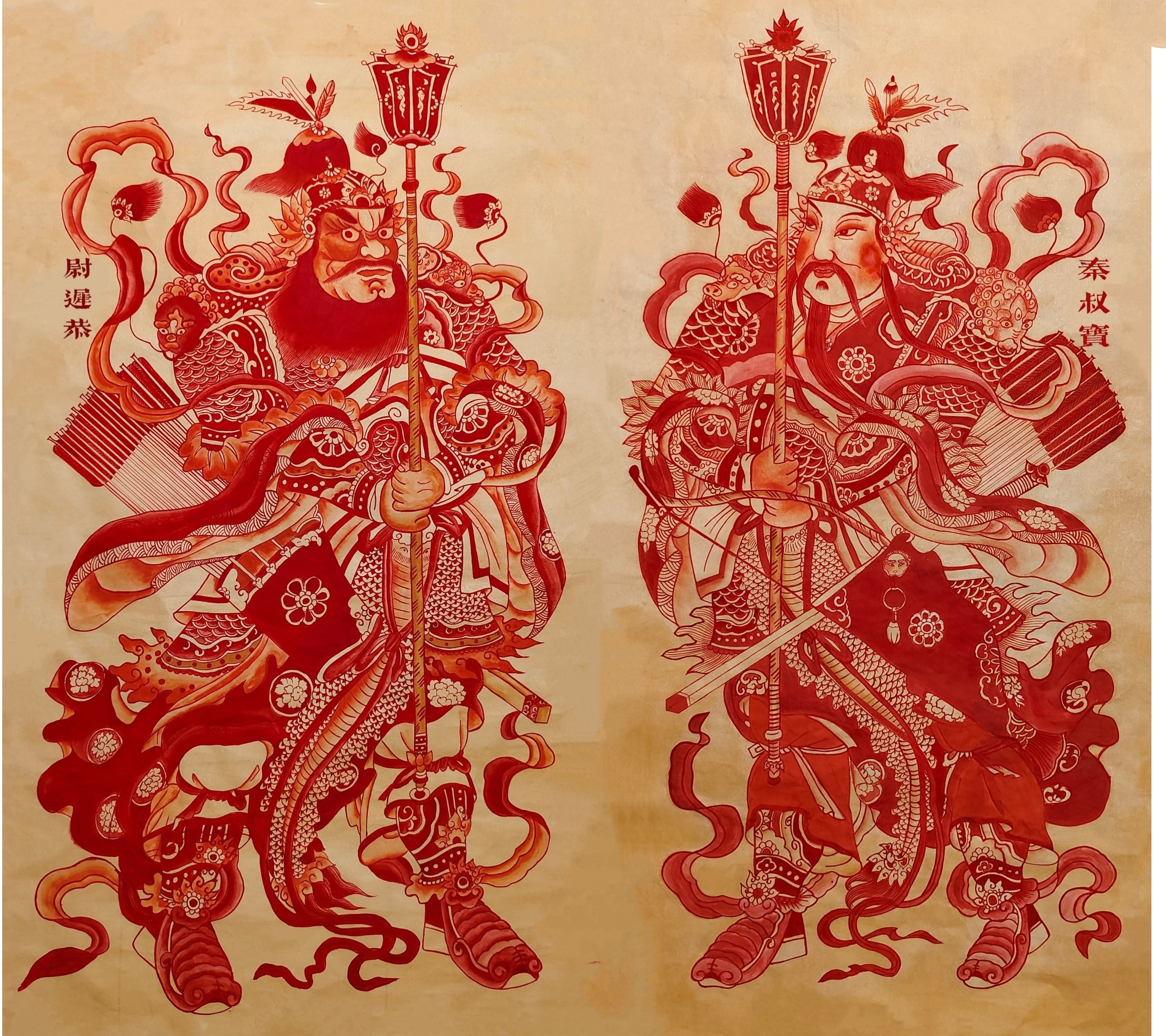 2026年门神门贴镇宅纳福秦琼尉迟恭神荼家用大门单门双扇门贴,节庆用品/礼品,门神,淘宝优惠券,粉丝福利购,淘宝优惠卷