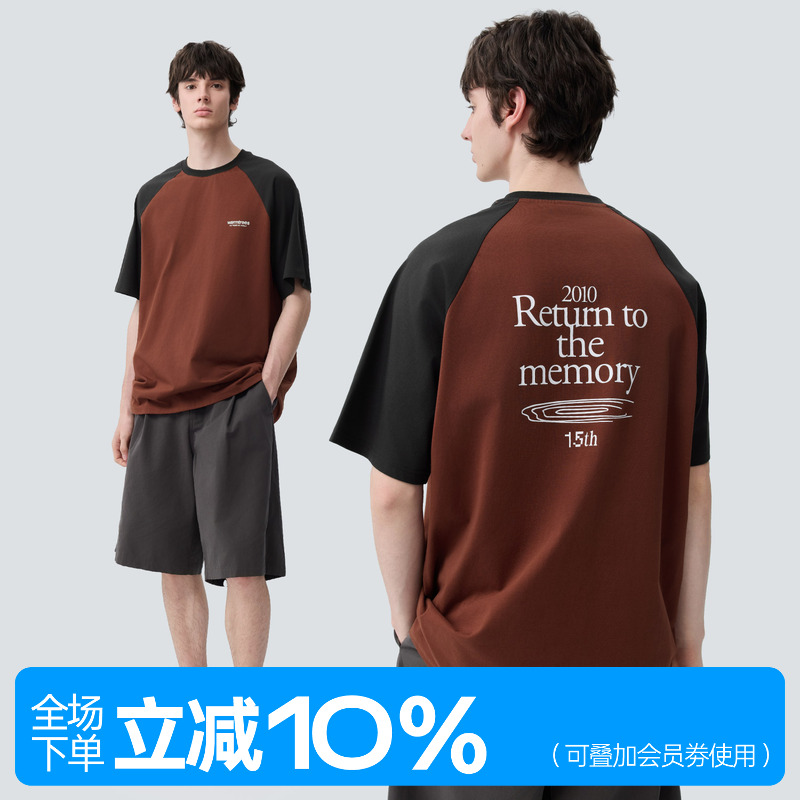 15周年限定插肩短袖夏季T恤