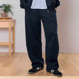 男女款 warmtrees 2026ss噗噜小马系列分割薄绒弯刀卫裤