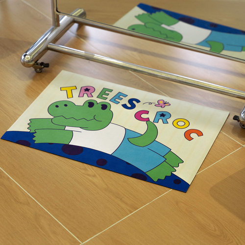 treescroc鳄鱼克罗克树系列地垫