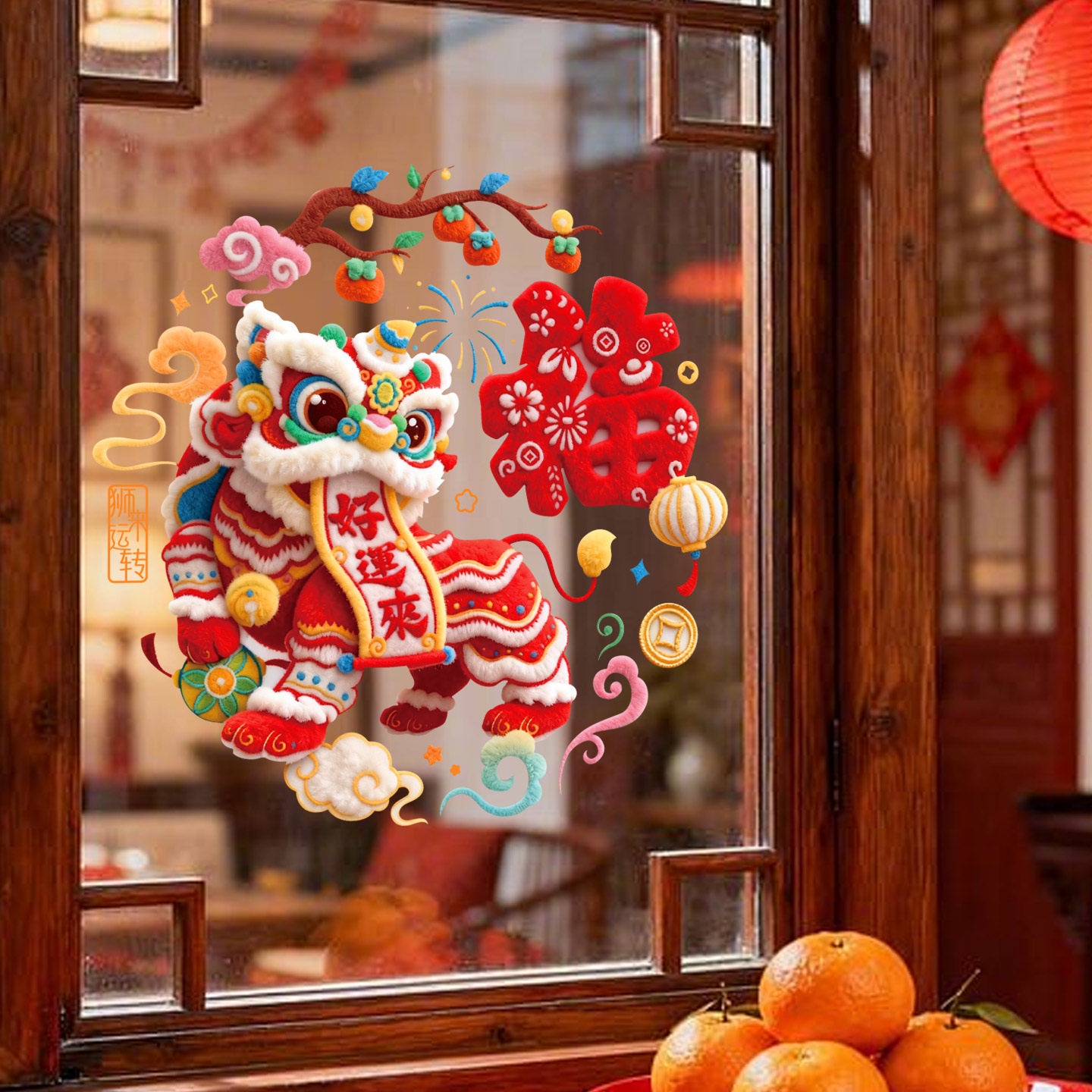 窗花2026马年新款玻璃静电贴贴纸中国风过年新年元旦橱窗布置装饰,节庆用品/礼品,喜字/剪纸/贴纸,淘宝优惠券,粉丝福利购,淘宝优惠卷