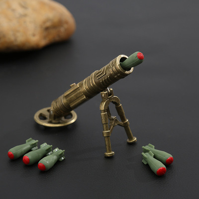 迷你金属迫击炮玩具模型发射