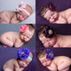欧美儿童摄影发带新生婴儿头饰女童宝宝发圈花朵带钻发箍头饰 新品