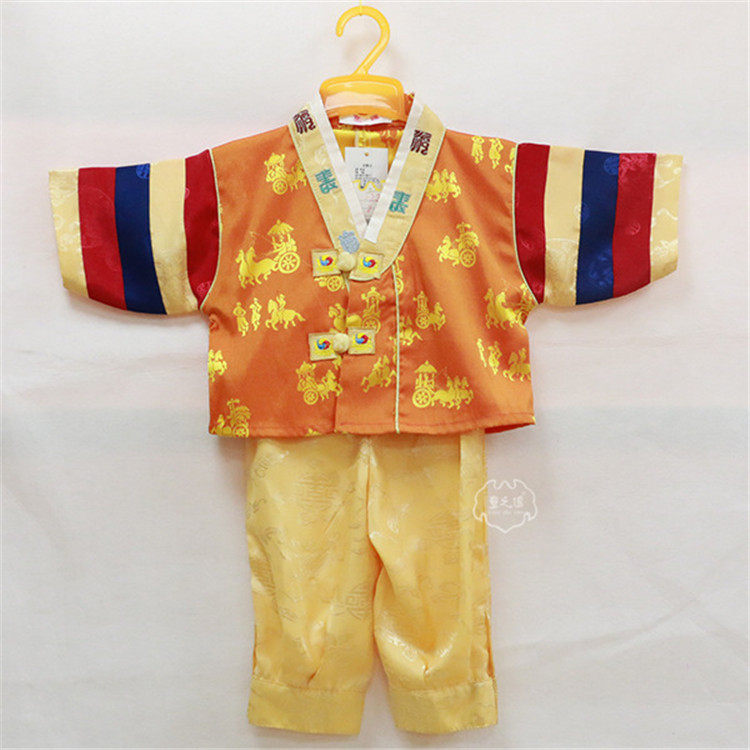 特价春新款男童大长今韩服套装韩版幼儿童摄影礼服宝宝衣裤两件套