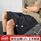 宽松直筒运动裤 86FANG 短裤 男夏季 DEPT.美式 冲锋户外防水休闲工装