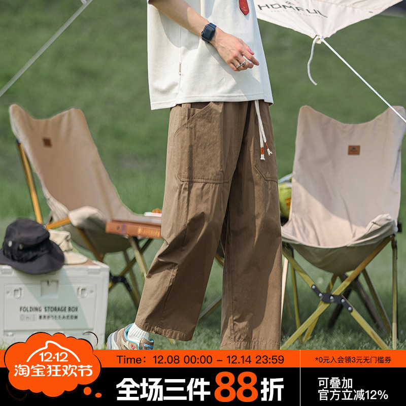 纯棉直筒休闲裤86FANGDEPT.