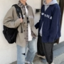 Fang Shao quần áo nam Gangfeng Nhật Bản dụng cụ áo khoác áo khoác Hàn Quốc thanh niên hoang dã lỏng lẻo đồng phục bóng chày - Áo khoác vest nam