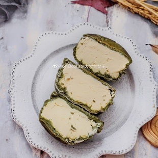 好吃的抹茶奶酪红豆海街茶点无油全麦无蔗糖制作代餐空口吃馅400g