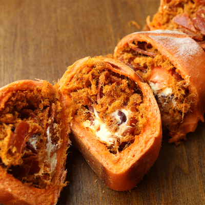 番茄辣松猪肉脯自配粉大米吐司非预拌粉需要复热食用海街茶点