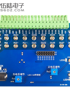 伍陆电子Labview数据采集转接板套件编程技能竞赛NI-MyDAQ转接板