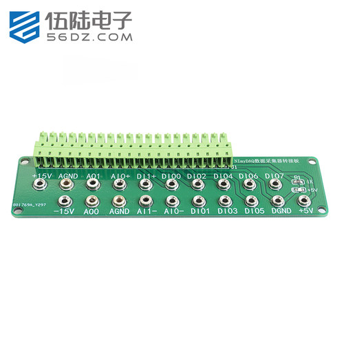 NI myDAQ数据采集器转接板套件 接线端子15EDGA-3.81-20P焊接插座