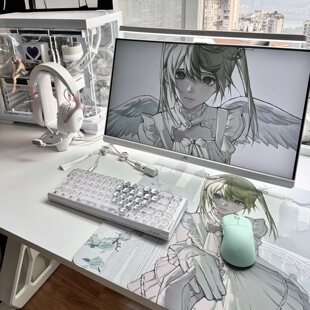 BULA电竞N9二次元 钢化玻璃鼠标垫女生大桌垫办公电竞游戏FPS专用