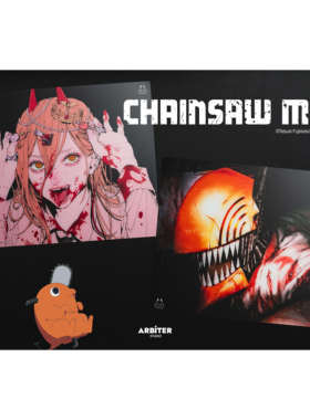 Arbiter Studio x CHAINSAW MAN电锯人鼠标垫钢化玻璃大号FPS专用