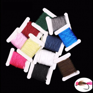 浮水纱干式飞蝇绑制材料降落伞Parachute post wings超细目印纤维