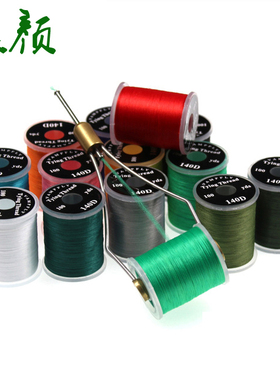 溪颜 飞钓绑制线  140D 毛钩绑制线 飞蝇钩路亚铁板钩绑制线100米