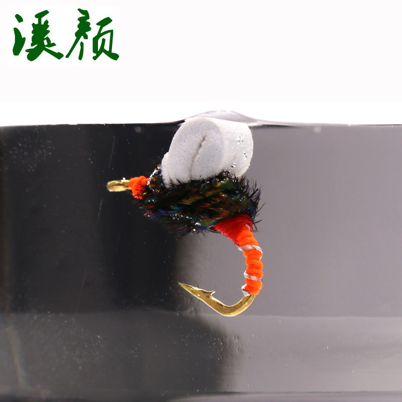 溪颜 飞蝇钩浮水毛钩路亚假饵马口白条神器渔具用品