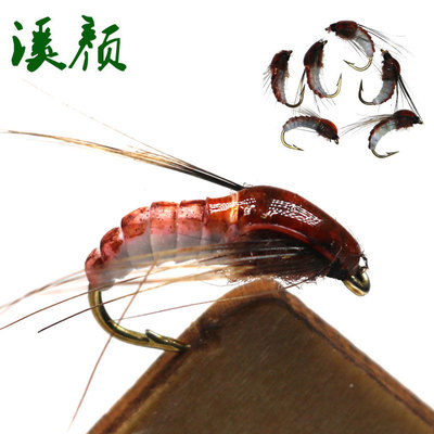 飞蝇若虫钩虹鳟鲈鱼青鱼专杀