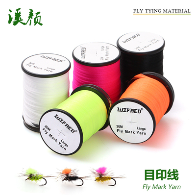 wifreo 目印纤维 浮水纱干式飞蝇绑制材料 Parachute post wings