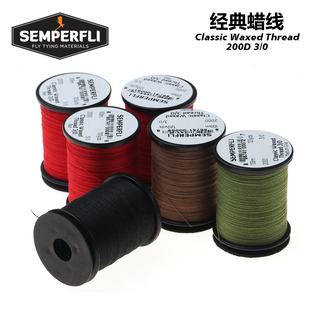 Classic 200D经典 120码 Thread Waxed 蜡线 fli Semper