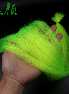 溪颜 飞钓 毛钩绑制材料 Flash N slinky  三本钩羽毛钩绑制材料