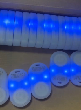 RFID 蓝色多彩声光寻物标签 低功耗大容量 仓库管理 2.4G 有源