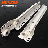 静音滚轮托底二节轨 键盘托架承重加厚滑轨 促销 抽屉轨道橱柜导轨