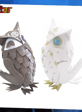 第5人格先知役鸟夜行枭月相不屈的信仰猫头鹰cos道具现货