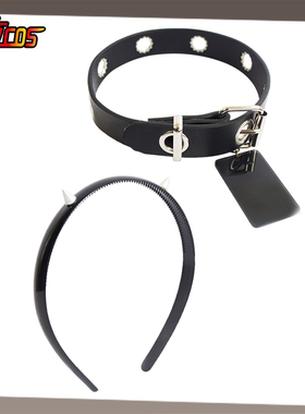 vTuber 彩虹社Mysta Rias cos假发狐狸狗 虚拟偶像假毛头饰道具