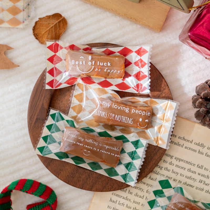 透明太妃糖包装袋海盐杏仁糖果袋牛轧糖机封袋咖啡牛扎糖纸小袋子