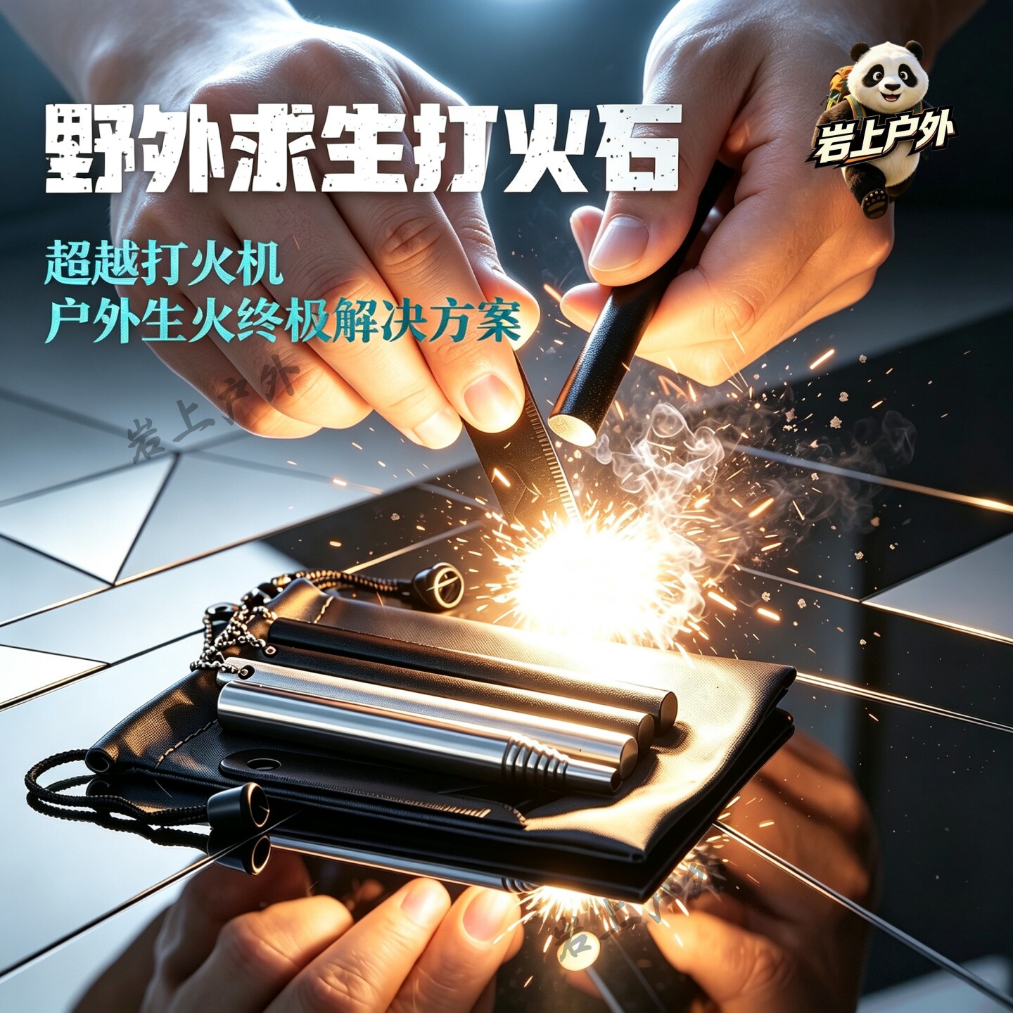 【应急打火石】户外套装防水耐用