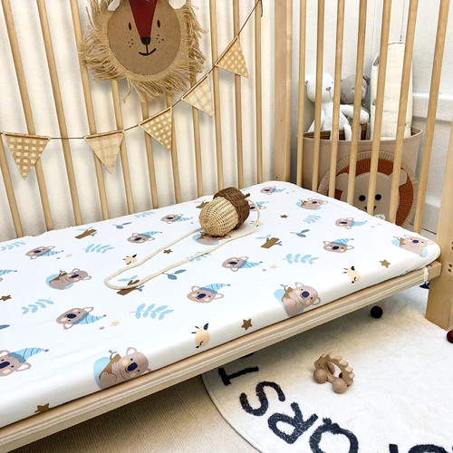 婴儿床笠 a类母婴床单新生儿童拼接床床垫套保护罩单件可定做