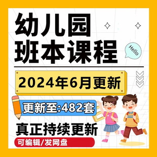 2025年幼儿园班本课程PPT课程故事大班中班小班活动主题实施方案