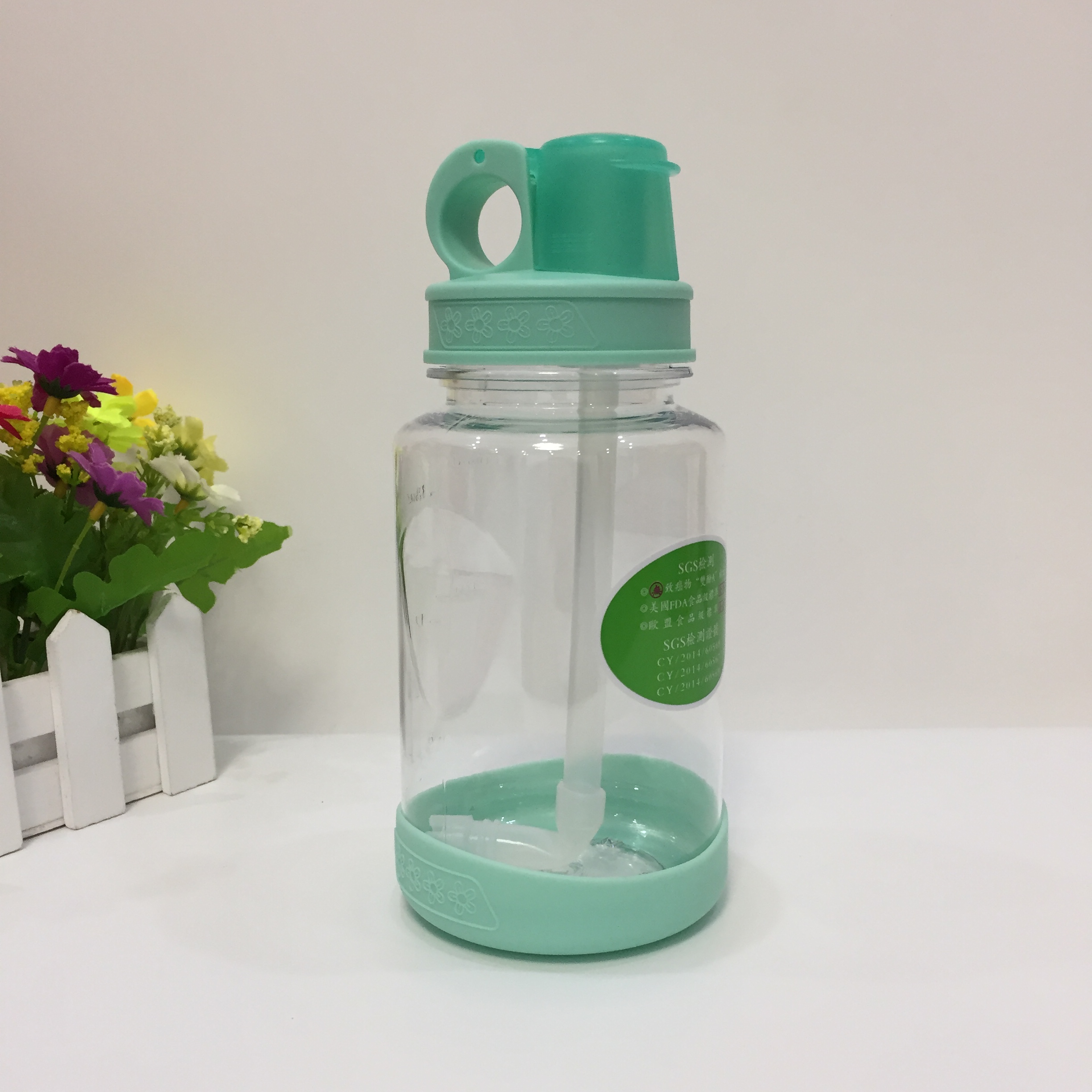 0台湾太空吸管毫升刻度水杯