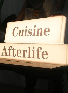 发光灯箱定亚克力外做LED门无边框头创68137意挂墙式招牌户广告牌