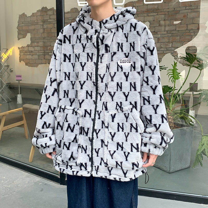 港风青少年休闲潮流百搭外套1加厚青少年棉衣215-28899P75，男装棉衣，星座215-2