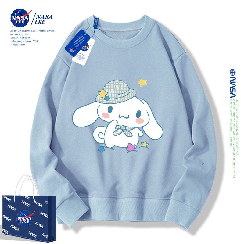 NASA联名玉桂狗圆领卫衣春秋冬2025新款男女童装加绒中大童上衣服,童装/婴儿装/亲子装,儿童运动衣,淘宝优惠券,粉丝福利购,淘宝优惠卷