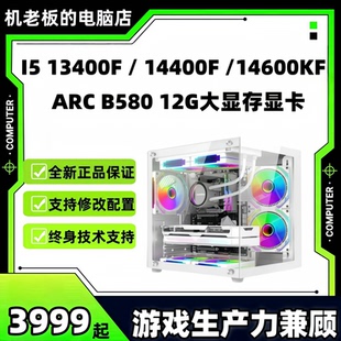 ARC 14600KF 电脑 B580游戏电竞海景房游戏台式 B580 12G全集