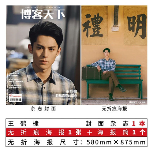 博客天下五月王鹤棣封面