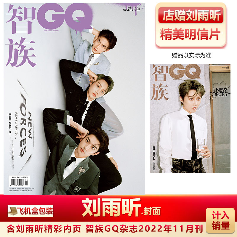 智族GQ11月刘雨昕封面