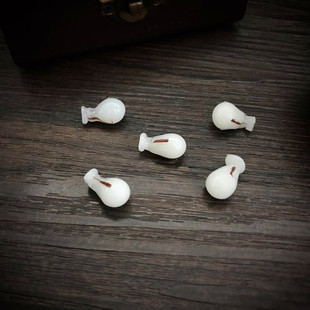 梅花桃花花苞古法琉璃复古DIY手工配件料器花簪宫花配件厂家直销