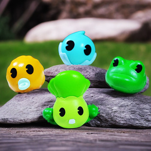 正版 植物大战僵尸潮玩盲盒公仔豌豆菜问冰包菜向日葵阳光菇摆件