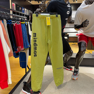 情侣装 男女同款 MINDMAE纯棉芥末色卫裤 Lisa姐姐美国代购