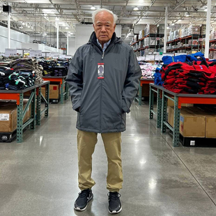 Lisa姐姐美国代购Weatherproof灰色连帽假2件套拉链夹克外套