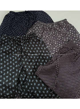 BottleBunny*夏季轻薄碎花裤夏凉裤