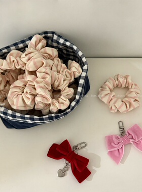 条纹发圈配饰集合