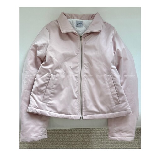 （BottleBunny）低饱和玫瑰粉色面包夹克