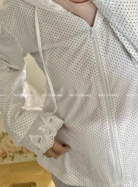 BottleBunny’清凉入夏薄波点外套防晒