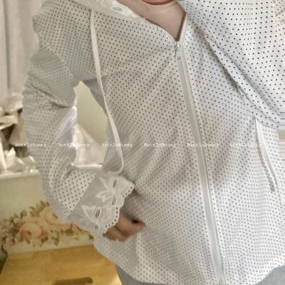 BottleBunny’清凉入夏薄波点外套防晒