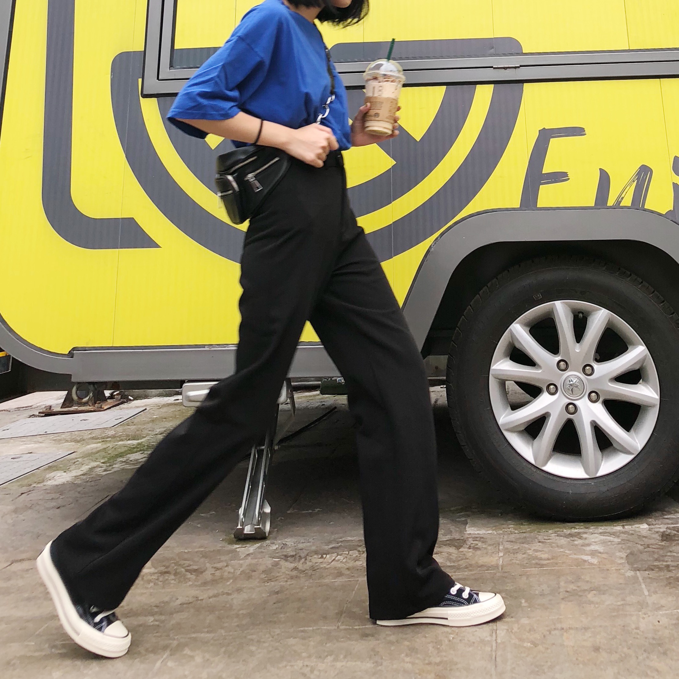 chic·çÐÝÏиßÑü°Ù´î¿íËÉ×¹¸ÐÀ«ÍÈ¿ãÏÔ¸ßÏÔÊÝÎ÷װֱͲ³¤¿ãÍϵØÅ®×°